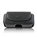 Brand New Black Color Horizontal Leather Cover Belt Clip Side Case Pouch For Verizon LG Exalt VN360