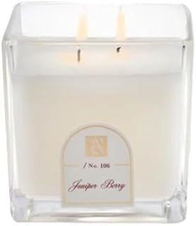 Juniper Berry Aromatique Cube 12 oz Glass Scented Jar Candle