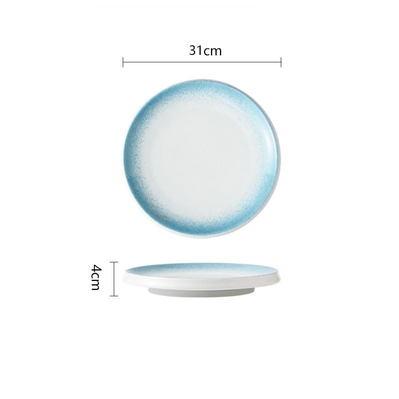 Talerz obiadowy Talerze Talerze obiadowe Domowe Ceramiczne Kreatywne Talerze obiadowe Restauracja Talerze Do Zupy Głębokie Okrągłe Talerze Talerze Sałatkowe Talerze Talerze Półmisek Talerze Do