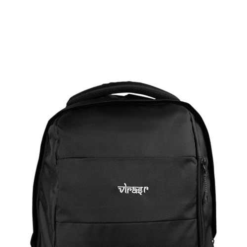 Image of ASUS 1680 Black Laptop Backpack Durable & Spacious Business Bag for Men & Women, 1680 Denier Material, Protective Compartments for Laptops, Tablets, Office, Travel & Daily Use