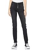 mid waist slim skinny Jeans Mavi Damen Sophie Jeans, Dark Smoke Memory, 32/34