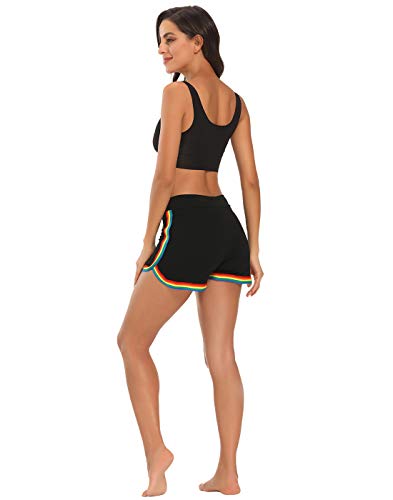 Image of HDE Women's Retro Fashion Dolphin Running Workout Shorts