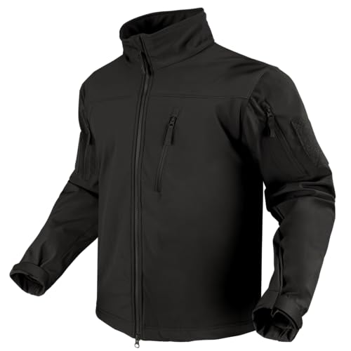 Condor Phantom Soft Shell Jacket (Black, X-Large)