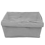 HORIALENCE Foldable Lightweight Cloth Clothes Storage Container 25l Capacity Organizing Bin for Wardrobe Classification and Bookshelf Simple Stylish Design