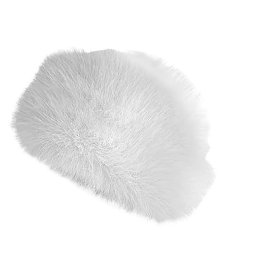 Womens Winter Faux Fur Hats, Fluffy Beanie Russian Style Hat Cossack Hat Cold Weather Warm Hat Warm Cap2