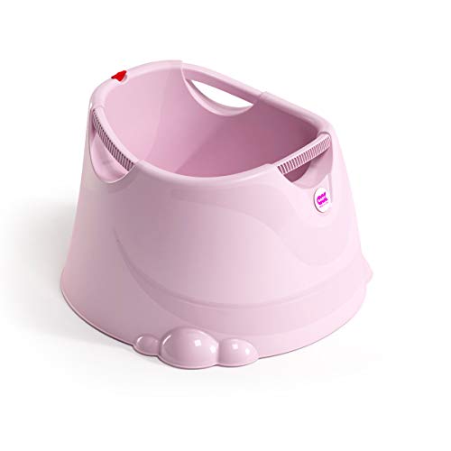 OKBABY Oplà - Baignoire Large pour Nouveau-né 12-36 Mois (25 kg), dans la Douche ou en Plein Air - Rose