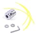 Anyasen Cabezal Desbrozadora Cuerda de Aluminio Cabeza Cortadora de Césped Cabeza Hilo...