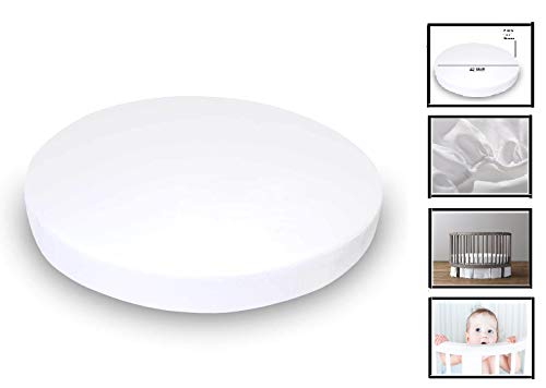 round crib sheets