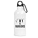 9th Birthday Square Root of 81 & Fabulous - Water Bottle Bouteille d'eau Acier Inoxydable Gobelet-Thermos - Cadeau pour Anniversaire Fête des Mères Fête des Pères