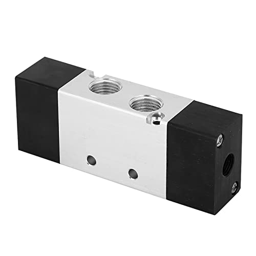 Válvula neumática de control de aire 5 vías 2 posiciones PT1/4 pulgadas 4A220-08 con botón mecánico y tracción manual para automatización industrial válvula