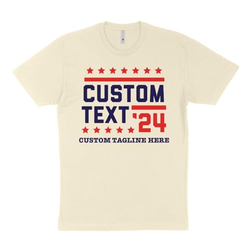 Custom Text Election 2024 Personalized Shirt Unisex 4X-Large Natural
