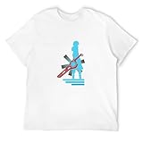 shulk smash bros Camiseta de estilo suave Monado Print Cotton Funny T Shirts Xenoblade Chronicles Nopon Shulk Game Men Fashion Streetwear, Blanco, M