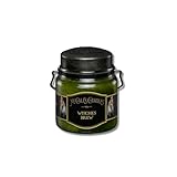 McCall’s Candles | Witches Brew | 16 oz Two-Wick Scented Candle | USA-Poured | Vintage Rustic Jar with Carrying Handle | Spiced Clove & Gingerroot Fragrance