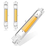 【Dimmbar Bulbs】R7S LED 118mm Dimmbar Hightlight Birnen kann tiefe Dimmung. R7S LED-Leuchtmittel sind mit 90 % der Dimmer auf dem Markt kompatibel. Sie die Lichtintensität je nach Szene oder auf andere Weise anpassen