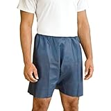 Graham Medical Medishorts Exam Shorts, Disposable, Nonwoven, LG/XL, Navy Blue, 10001 (Case of 50)