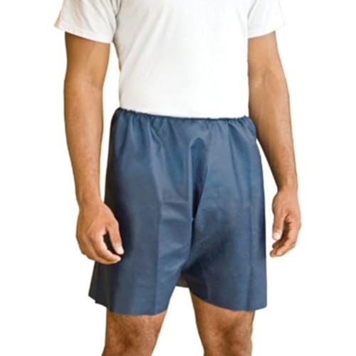 MediShorts Adult Disposable Exam Shorts Navy Blue Large/X-Large 50 Ct