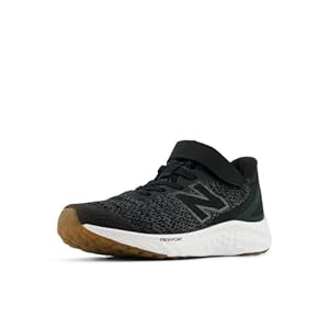 New Balance Unisex-Child Fresh Foam Arishi V4 Bungee Lace with Top Strap Running Shoe