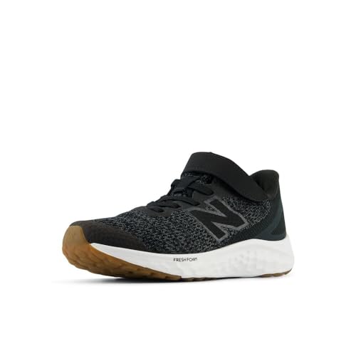 New Balance Unisex-Child Fresh Foam Arishi V4 Bungee Lace with Top Strap Running Shoe