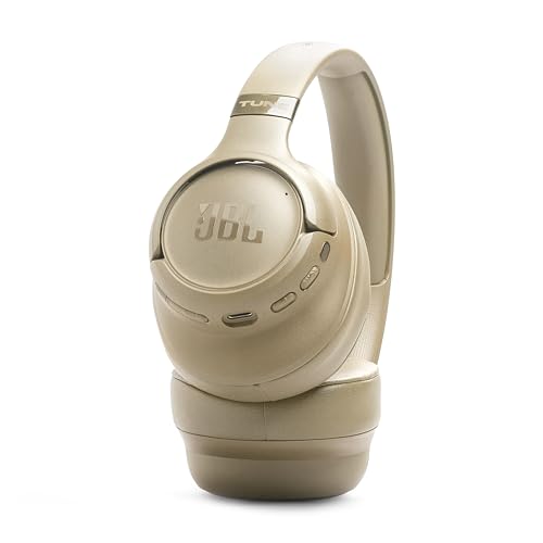JBL Tune 780NC, Kabelloser Over-Ear-Kopfhörer mit Noise-Cancelling, Beige – Ansicht 5