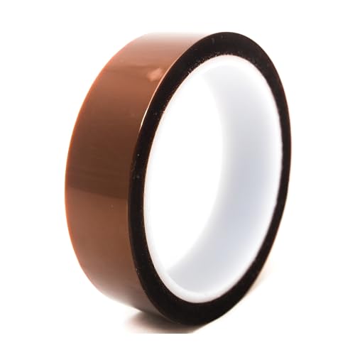 Image of Bertech High-Temperature Polyimide Masking Tape, 1 Mil Thick x 1 1 /4 Inch x 36 Yards - UL Recognized