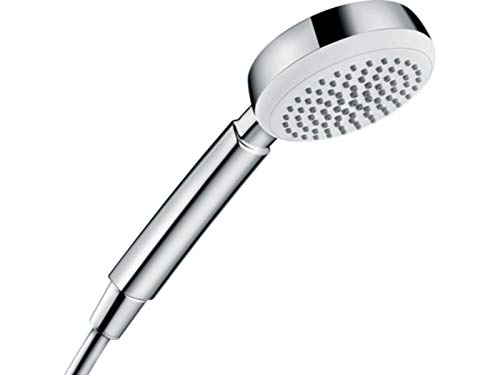 hansgrohe 26828400 Handbrause Crometta 100 1jet, weißchrom
