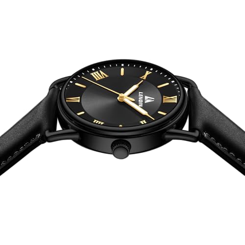 Image of LN LENQIN Mens Watches Unisex Military Sport Nylon Strap Stylish Luminous Fashion Analog Quartz Watch for Men Waterproof Army Tactical Casual Wristwatch