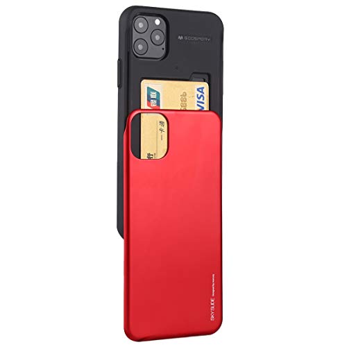 Coque iPhone 11 Pro rouge Mercury Diapo rigide et souple avec fente