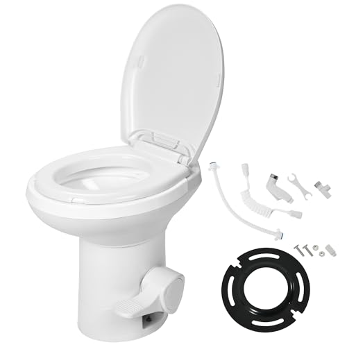 YITAMOTOR RV Toilet, High Profile Gravity Flush...