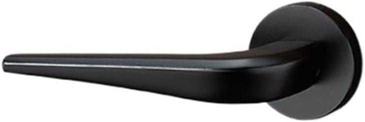 Door Lock Bedroom Black Solid Space Aluminum Home Silent Door Lock Indoor Door Wooden Door Handle(DFT41 S432 Space Silver)