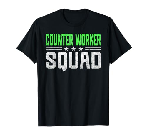 Funny Profession Quote Counter Worker Camiseta