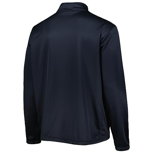 Image of Dunbrooke Men's Royal Buffalo Bills All-Star Tech Quarter-Zip Top