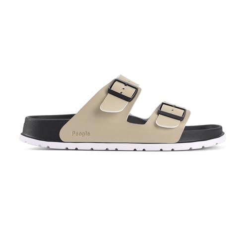 People Footwear Rubber Sandals for Women and Men, EVA Sandals, Double Buckle Slides with Two-band Slides - Perfect Summer Shoes for Comfort and Style2