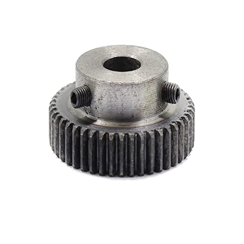 1 Stück 1 Modul 34/35/36 Zähne aus gehärtetem Kohlenstoffstahl Präzisions-Stirnrad, Motornabenzahnrad mit Schraubenbefestigungslöchern, 1 Modul 35 Zähne Cover
