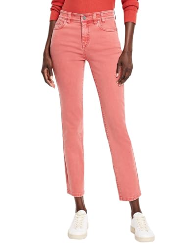 NIC+ZOE Womens Mid Rise Straight Ankle Jean, 32