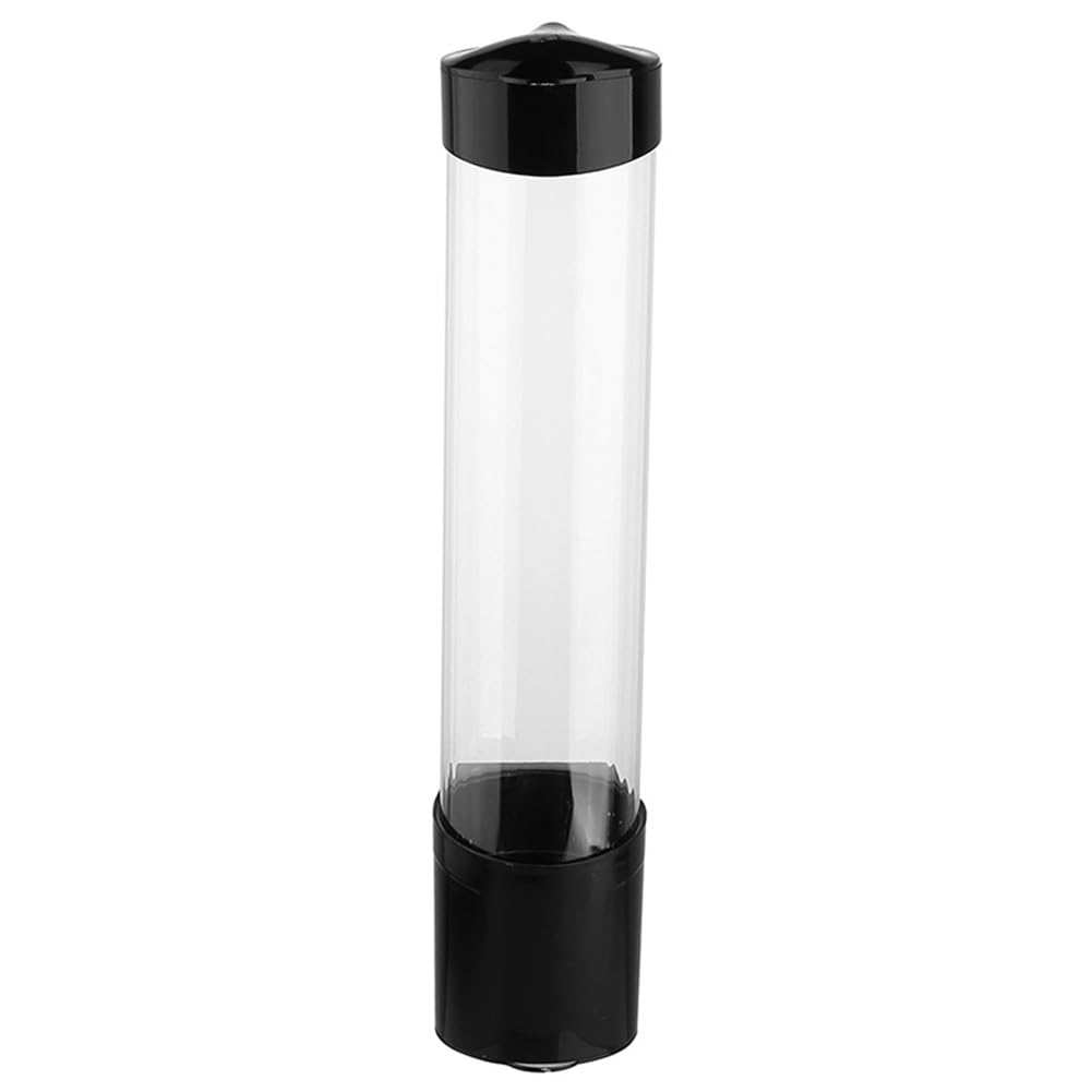 CTRLZS 1 PCS Disposable Cup Holder Wall Mounted Cup Dispenser Black Paper or Plastic Cup Organizer