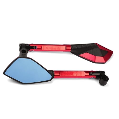 Espejo moto lateral antirreflejo para Yamaha MT09 retrovisor con ajuste angular par rojo