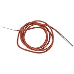 Hausdec 2 Wire PT1000 Temperature Sensor Thermistor Silicone Gel Coated 1.5Meters Probe 45mm x 5mm -50-180 Centigrade RTDs