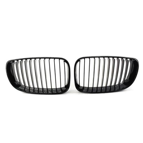Calandre de course sport noire pour BMW E81 E82 E87 E88 finition double latte haut de gamme