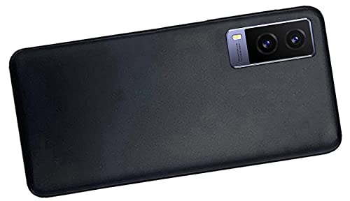 Image of MoreFit Silicon Back Cover for Vivo V2055 6.44 inch - Black