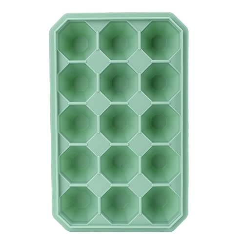 Bandeja de silicona para cubitos de hielo con tapa miniatura 7