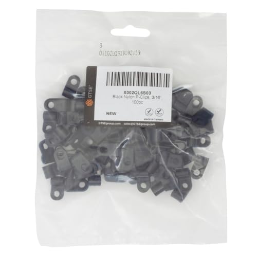 P-Clips nylon 5,0 mm blanc support de câble montage électricité maison