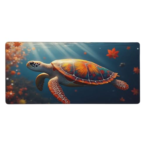 Tapis de souris de jeu avec bords cousus et base caoutchouc anti derapante