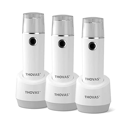 THOVAS Emergency Flashlight, Multi-Function LED Power Failure Light, Handheld Rechargeable, Plug-in Night Light, 3-in-1 With Lighting Sensor, 3 Pack