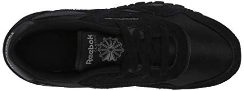 Image of Reebok Boy's Classic Nylon Sneaker, Black /Carbon, 1