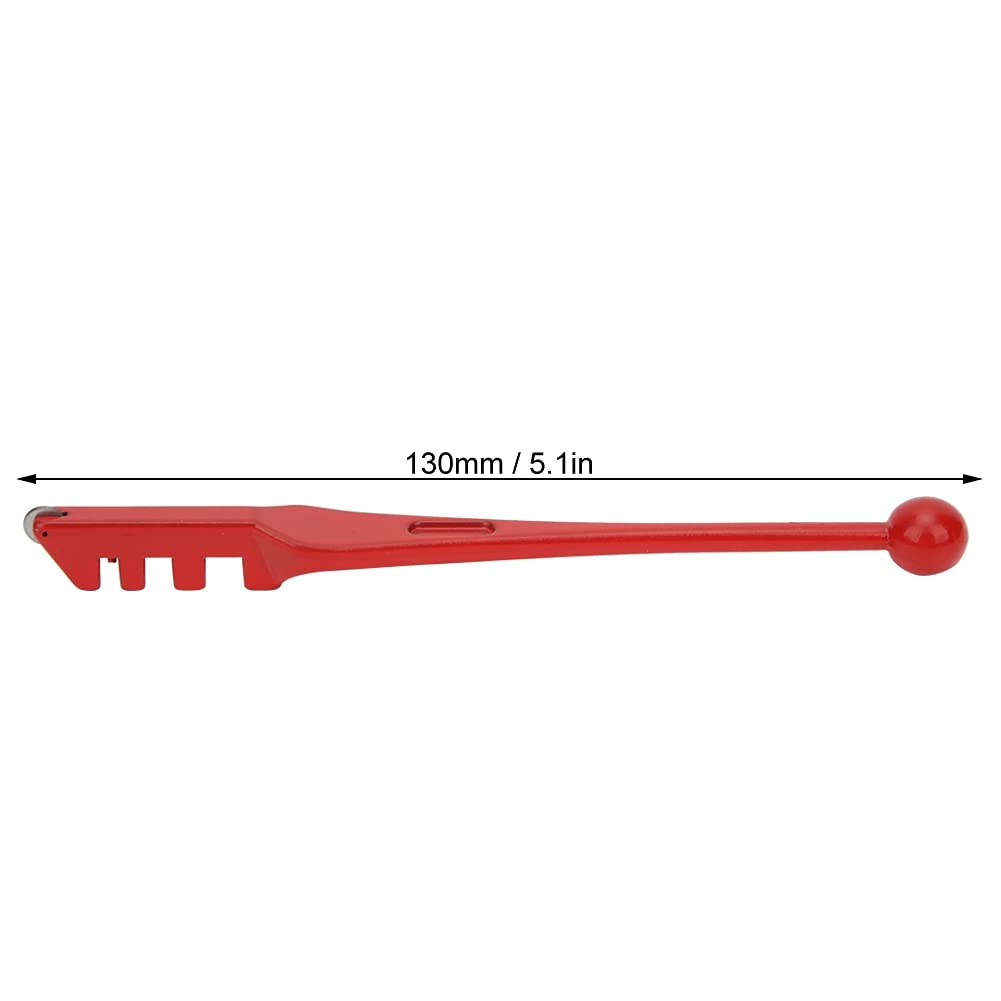 Glass Cutter, Wheel Hand Tool Red Portable Carbon Steel Cutter, Ceramic Tile Nippers Premium Carbide Cutters Alloy Hardware Cutting Wheels Comfort Grip Handle for Stained
