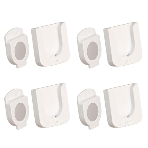 Annlpoy 4 pcs Soporte Mando a Distancia, Soporte de Control Remoto Magnétic, organizador mando a distancia, soporte universal para mandos a distancia y enchufes de carga, para el hogar y la oficina