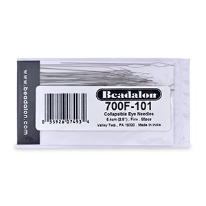 Collapsible Eye Needles, 2.5 In (6.4 Cm) Fine 50pc - 700F-101