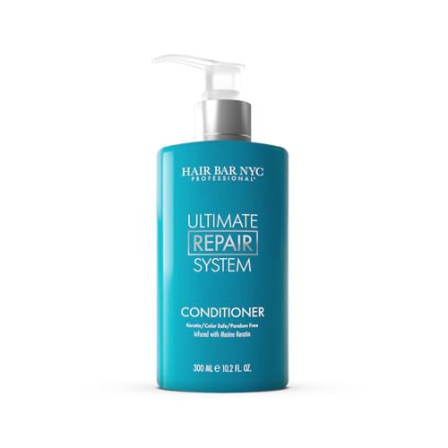 HAIR BAR NYC Ultimate Repair System Revival Conditioner | Hair Treatment for dry damaged hair | Deep...