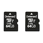 Intenso – Intenso Premium microSDXC 64GB Class 10 UHS-I Speicherkarte 