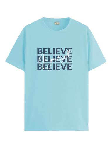 Image of ADRO Tshirt for Men | Printed T Shirt for Men | 100% Cotton Regular Fit T-Shirt |Printed T Shirt